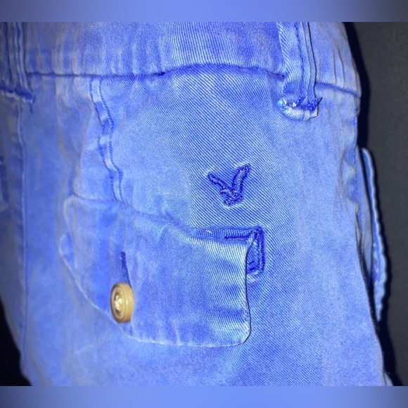 Women’s American Eagle Outfitters Short Shorts Blue Size 4 - Picture 4 of 9